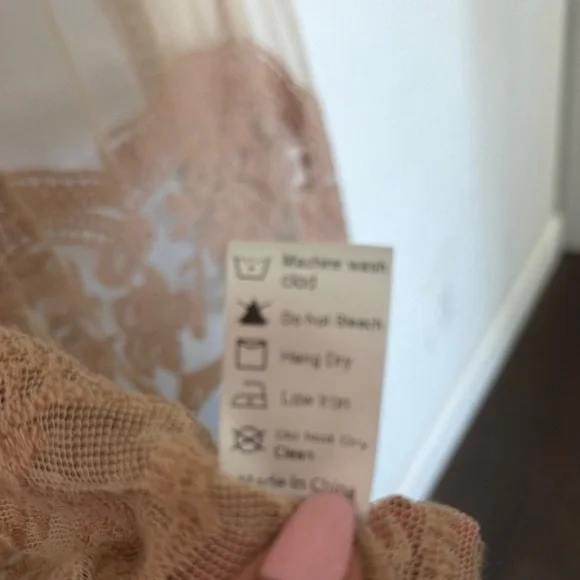 Sheer Embroidered Kimono Duster - Tan - Picture 6 of 9